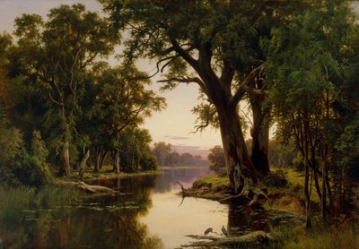 A Billabong of the Goulburn, Victoria by H J. Johnstone